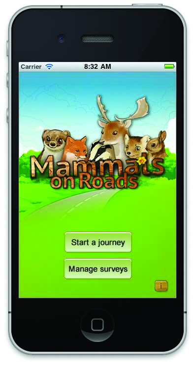 Mammals on Roads App