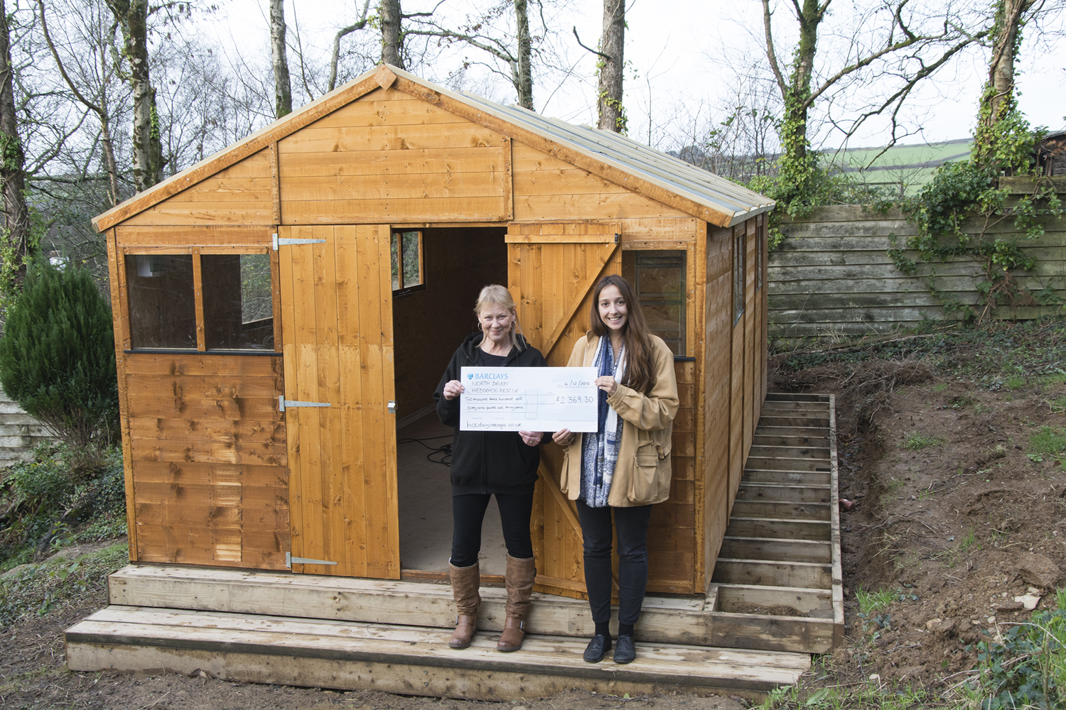 The new building at North Devon Hedgehog Rescue