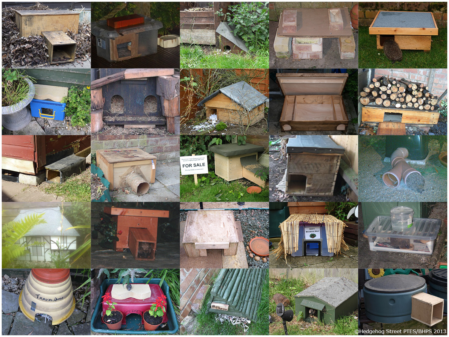 some of the best hedgehog houses from Hedgehog Street